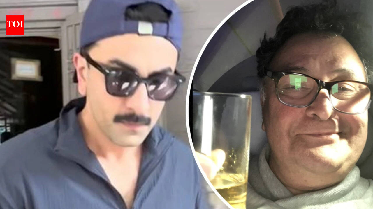 Ranbir Kapoor takes a break from 'Ramayana' to resume 'Love and War' shoot; late father Rishi Kapoor on phone wallpaper melts hearts - PICS |