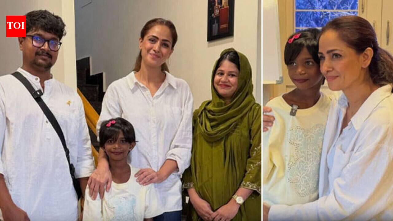 'Dharman' actress Simran wins hearts as she fulfills differently abled girl's dream with a special surprise | Tamil Movie News