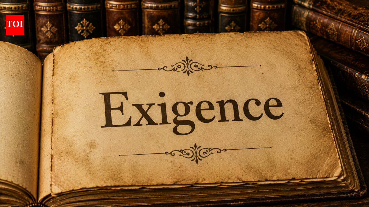Word of the day: Exigence |