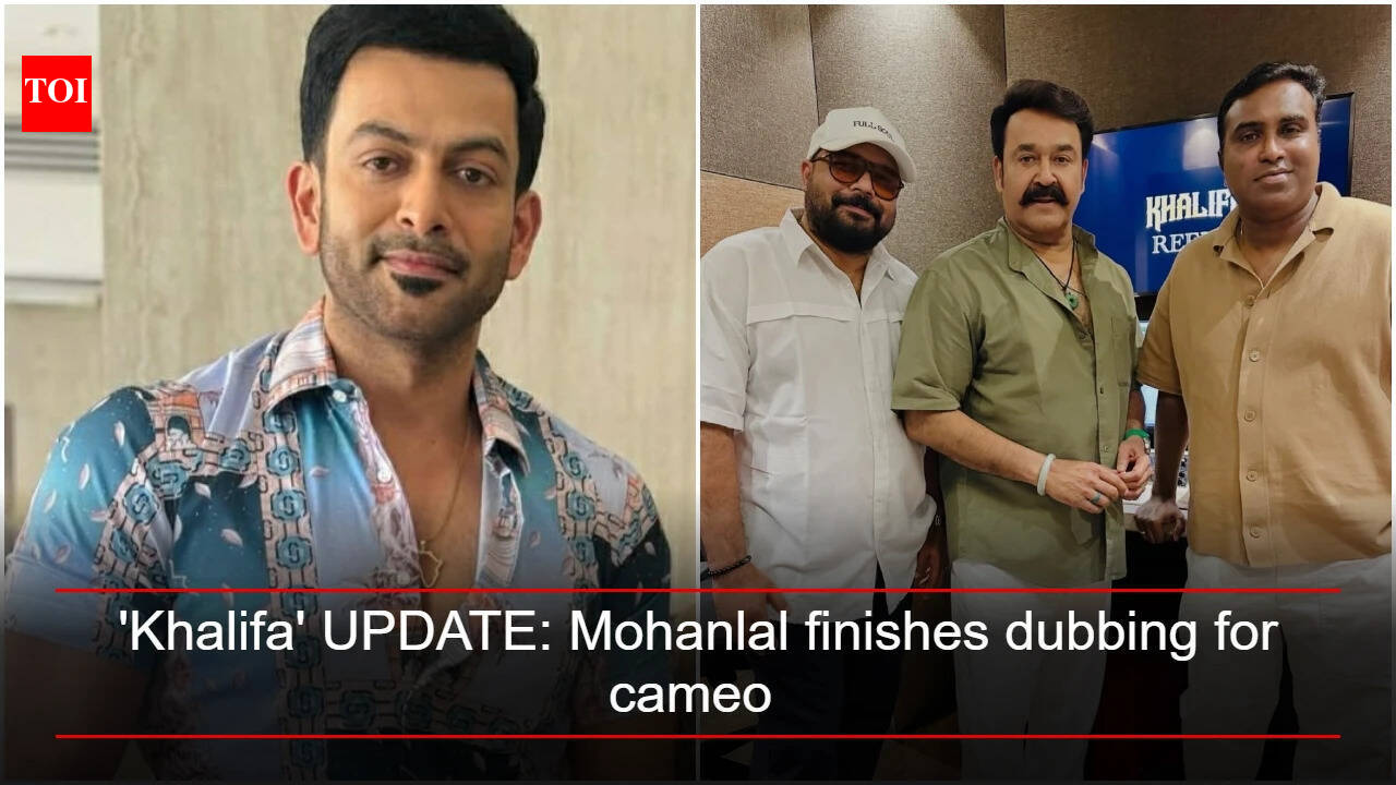 'Khalifa' UPDATE: Mohanlal finishes dubbing for cameo in Prithviraj Sukumaran and Vysakh's actioner | Malayalam Movie News