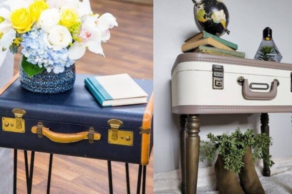 Turn an old suitcase into a side table: The upcycling DIY that makes vintage luggage useful again |