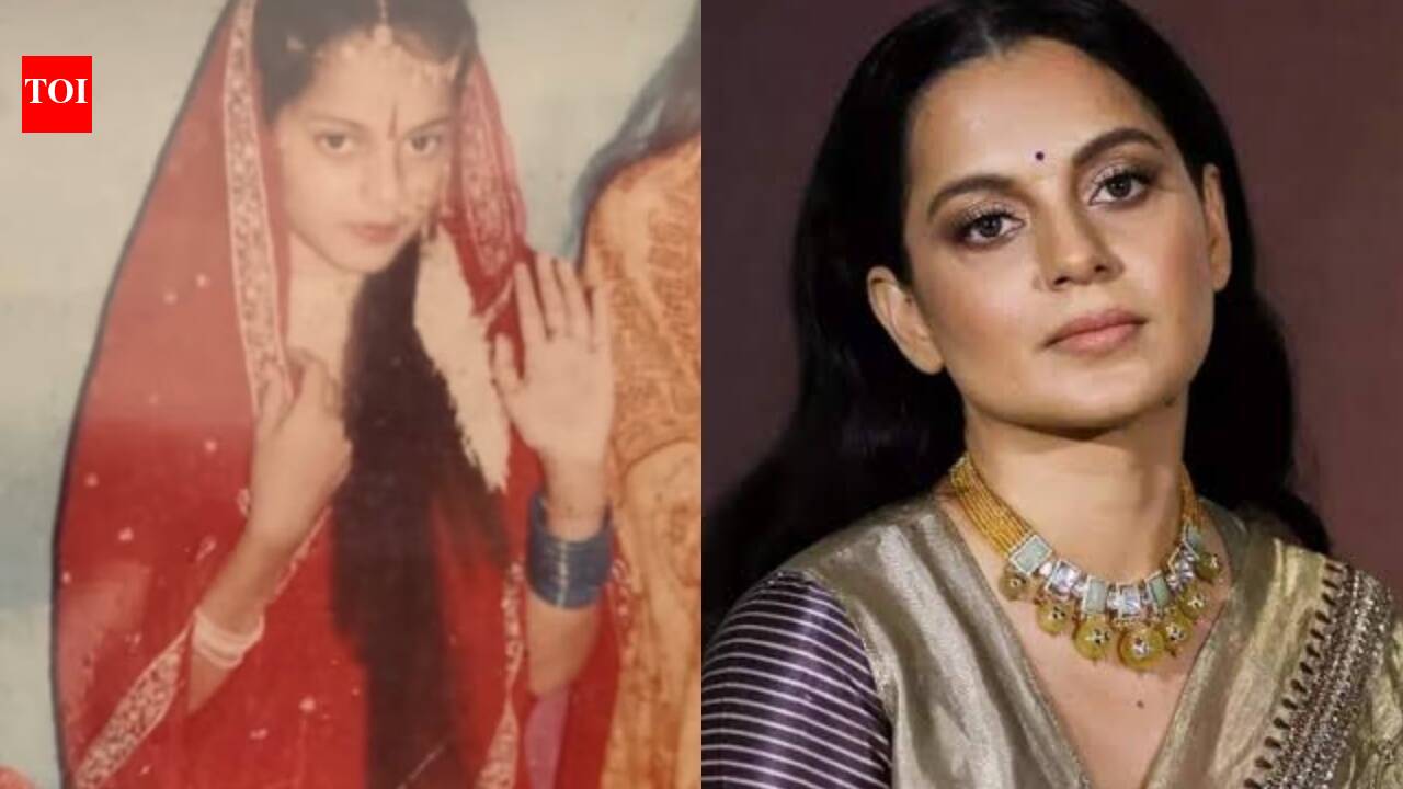 Kangana Ranaut: Amid Ranbir Kapoor's 'Ramayana' trailer launch, Kangana Ranaut reveals she played Sita, drops PICS from 1997, gives 'aashirwad' to all the liberals | Hindi Movie News