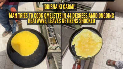 'Odisha ki garmi': Man tries to cook omelette in 44 degrees amid ongoing heatwave, leaves netizens shocked |