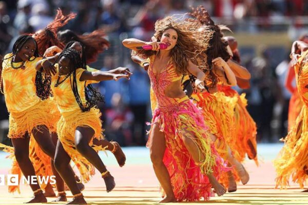 Madonna, Justin Bieber, Shakira and BTS perform at World Cup halftime show