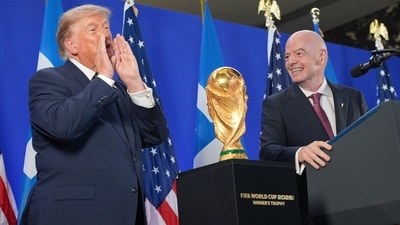 Donald Trump reminds fans how his Gianni Infantino talk led to Folarin Balogun's controversial red card reversal