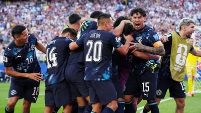 Paraguay knock out four-time champions Germany on penalties in World Cup shocker to reach round of 16