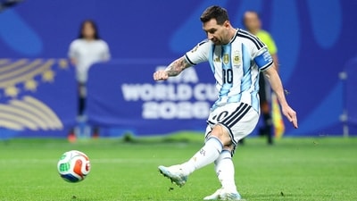 'Lionel Messi will take penalties if he wants': Scaloni brushes aside criticism despite recent struggles from the spot