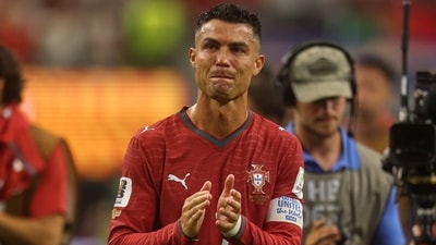 Cristiano Ronaldo breaks down in tears as final FIFA World Cup ends in heartbreak after Spain's late winner