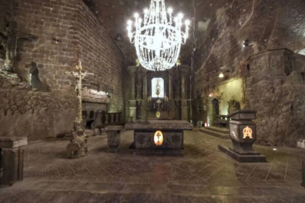 This UNESCO-listed underground city in Poland hides 245km of tunnels, a cathedral carved from salt and an entire world below the surface |
