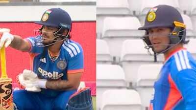 Watch: 'Kya kar raha hai yaar?' - Abhishek Sharma left frustrated after mix-up with Ishan Kishan | Cricket News
