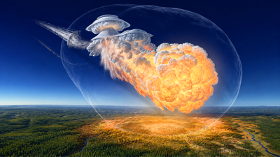 80 million trees were wiped out in seconds in Siberia after a space rock explosion more powerful than the Hiroshima bomb, but scientists never found a crater |