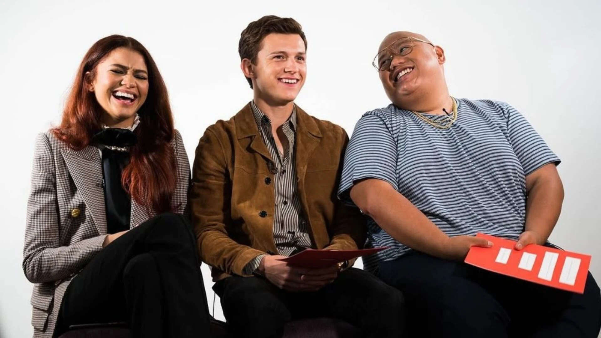 Tom Holland Teeters on Spoiling 'Spider-Man: Brand New Day' Ending in Viral Interview |