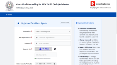 CCMN Special Round 1 seat allotment result 2026 declared at ccmn.admissions.nic.in: Direct link to download scorecards here