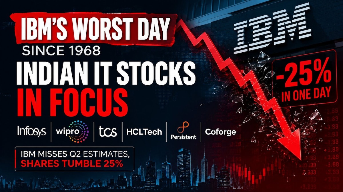 Indian IT stocks Infosys, Wipro, TCS and peers may react to IBM's worst day since 1968