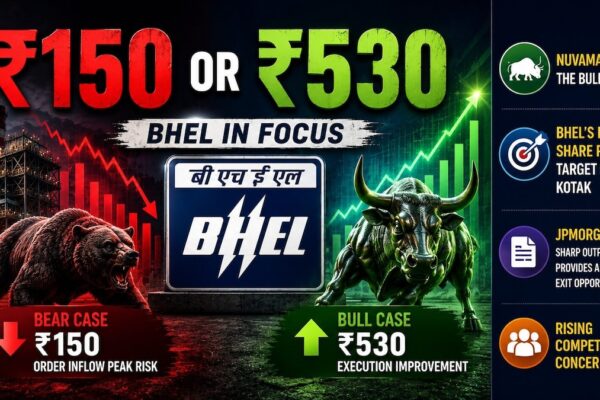 ₹150 Or ₹530? BHEL bulls cite execution improvement while bears warn of order inflow peak