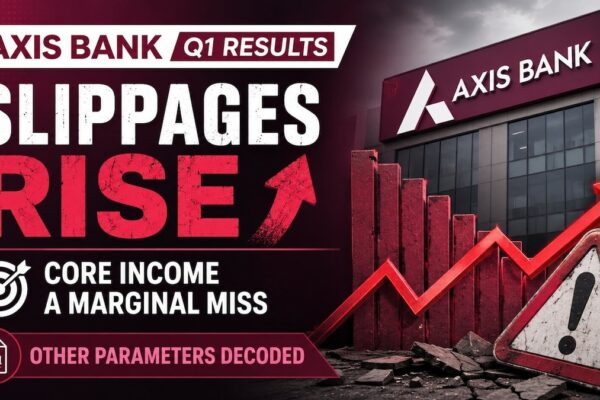 Axis Bank Q1 Results: Core income sees marginal miss; Slippages rise sequentially