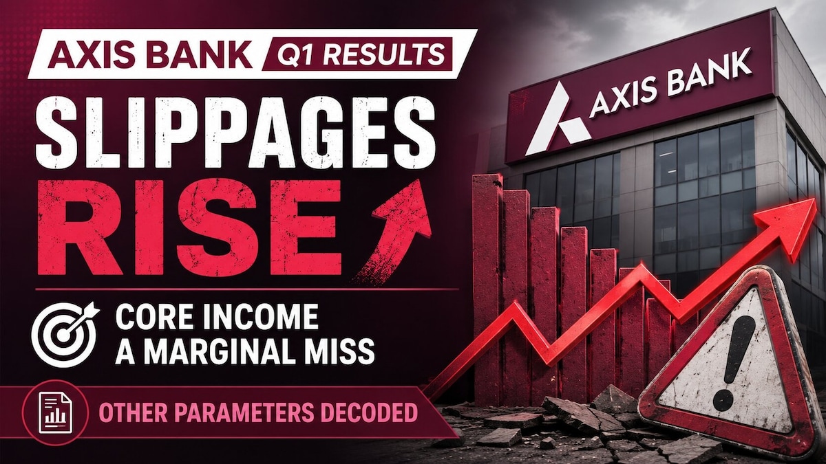 Axis Bank Q1 Results: Core income sees marginal miss; Slippages rise sequentially