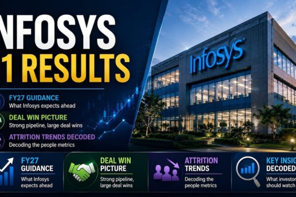 Infosys Q1 Results: FY27 revenue growth seen between 1.5% to 3%; Margin outlook maintained