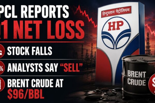 HPCL shares fall up to 3% as fuel and LPG retailing losses lead to ₹11,500 crore net loss in Q1