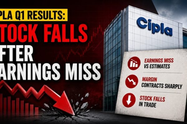 Cipla Q1 Results: Stock falls after earnings miss, sharp margin contraction