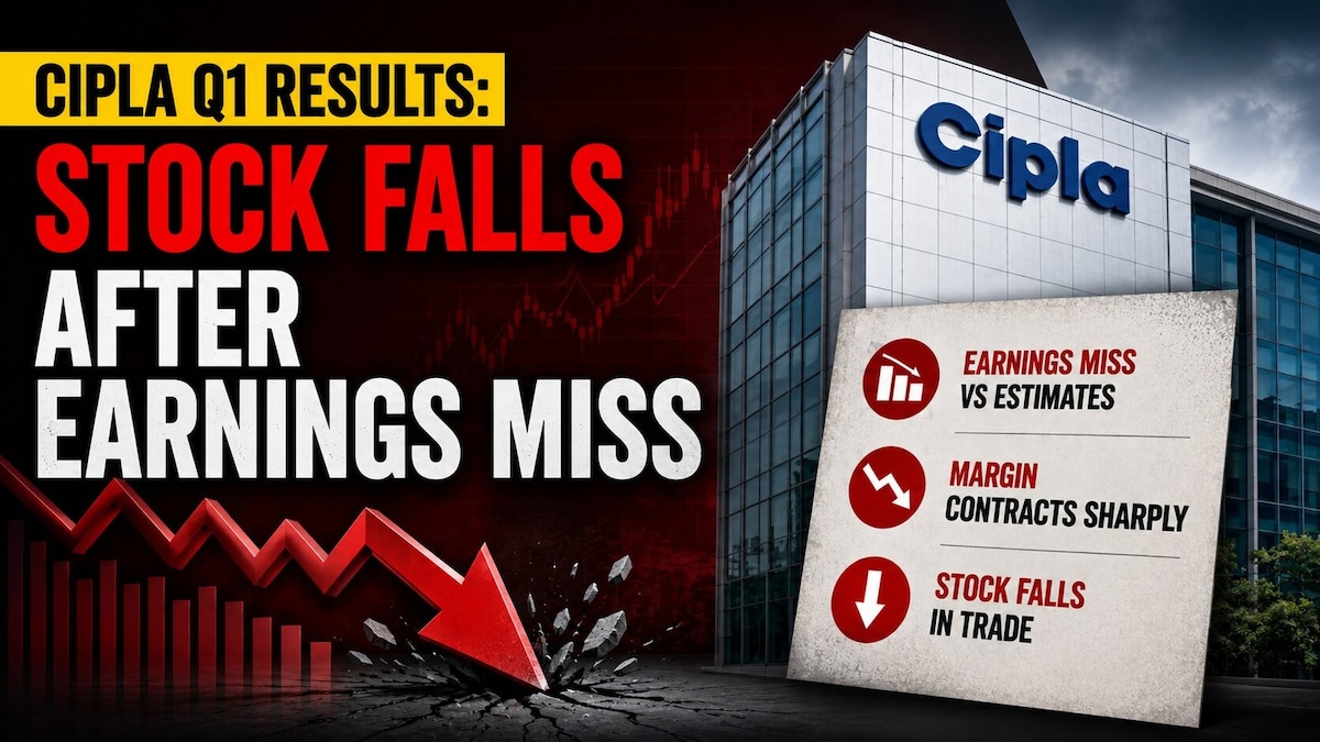 Cipla Q1 Results: Stock falls after earnings miss, sharp margin contraction