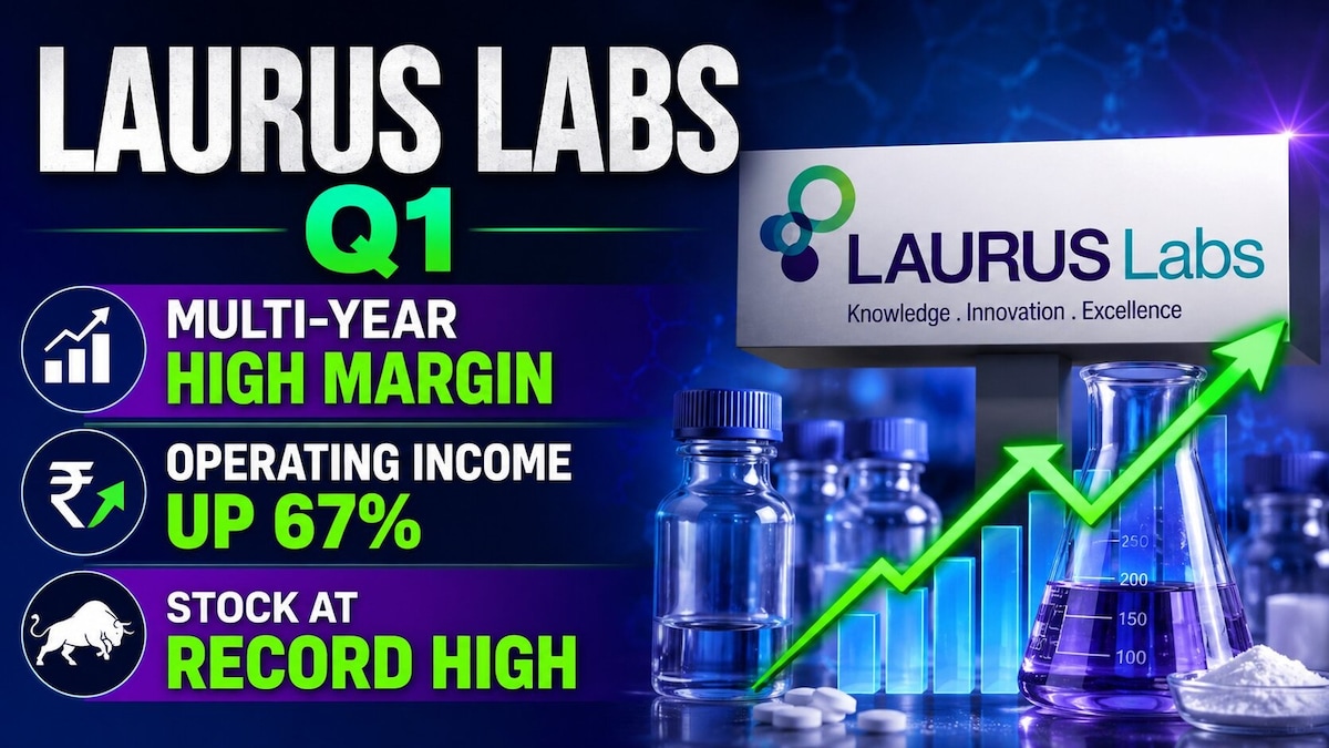 Laurus Labs Q1 Results: Stock jumps after margins cross 30%, other parameters beat