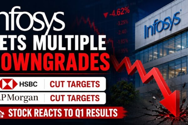 Infosys shares get multiple downgrades, price target cuts after Q1 results; Details here