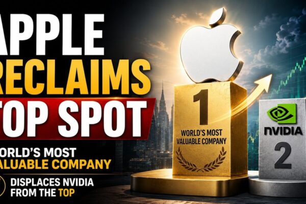 Apple dethrones Nvidia as most valuable company in the world after more than a year