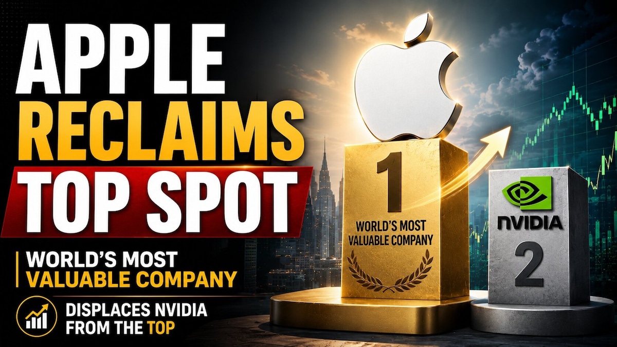 Apple dethrones Nvidia as most valuable company in the world after more than a year