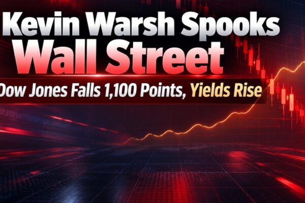 Dow Jones falls 1,100 points in worst day since April 2025 on inflation fears, oil jump