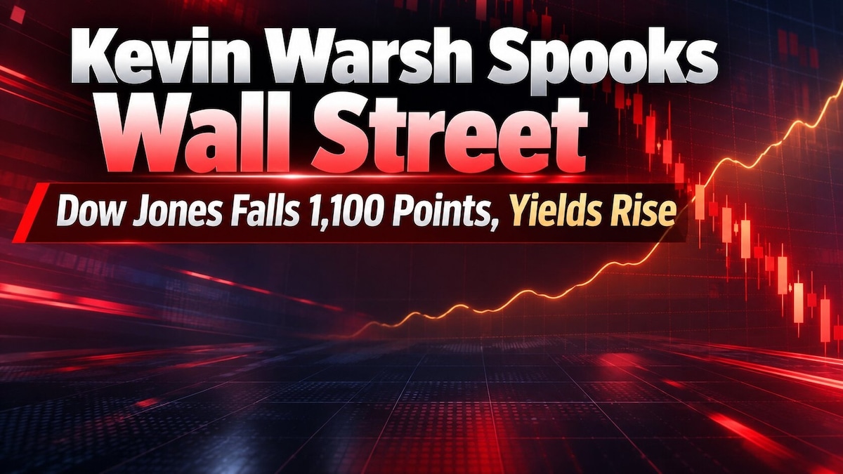 Dow Jones falls 1,100 points in worst day since April 2025 on inflation fears, oil jump