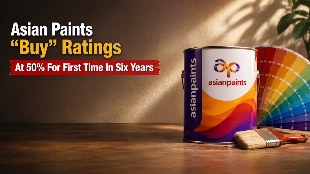 Asian Paints 'buy' ratings reach 50% for the first time after 2020; Check price targets