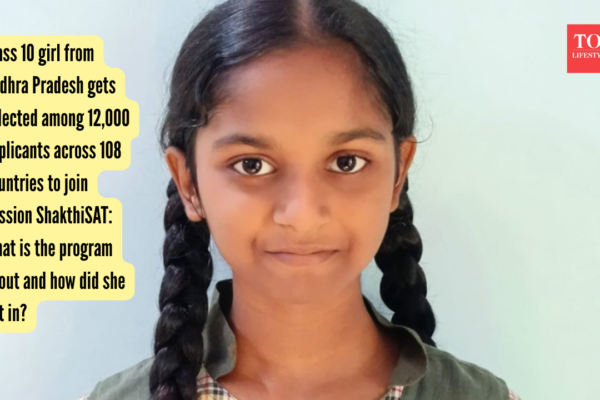 Class 10 girl from Andhra Pradesh gets selected among 12,000 applicants across 108 countries to join Mission ShakthiSAT: What is the program about and how did she get in?