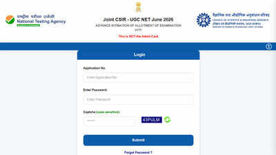 CSIR-UGC NET June 2026 exam city slip released, candidates can check allotted city here