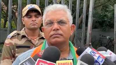 'TMC's internal matter': TMC leader Dilip Ghosh on rebel faction's takeover of party headquarters | India News
