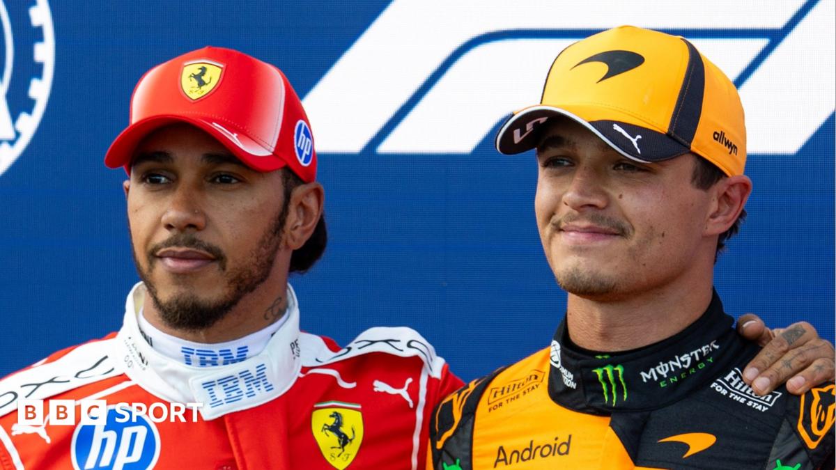 Hungarian Grand Prix: Lando Norris cautious despite pole as qualifying 'falls apart' for Lewis Hamilton