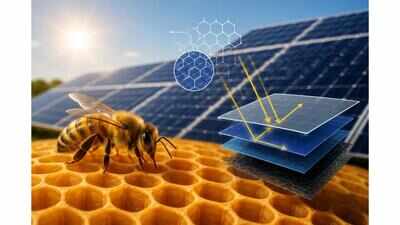 Engineers building Solar panels are using exact replicas of honeycombs made by Bees to ensure ...