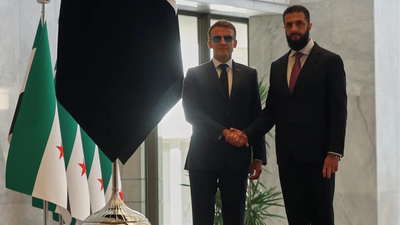 'My visit continues': French President Macron after close shave in Syria amid explosions near hotel