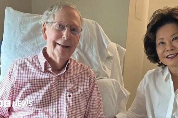 US Senator Mitch McConnell says absence due to fall and pneumonia