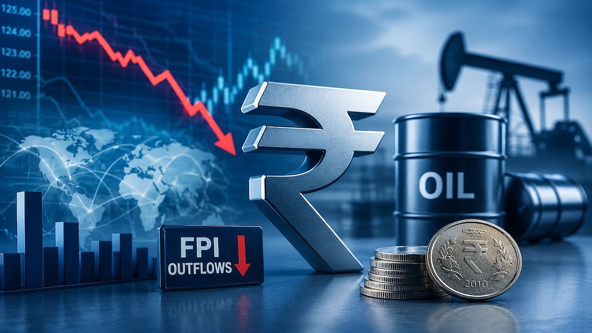 Why the Indian rupee isn't recovering despite falling oil prices | Indian rupee against US dollar