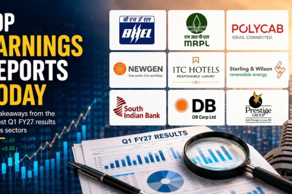 Top earnings reports today: BHEL, Wipro, Tech Mahindra, Polycab among key Q1 movers