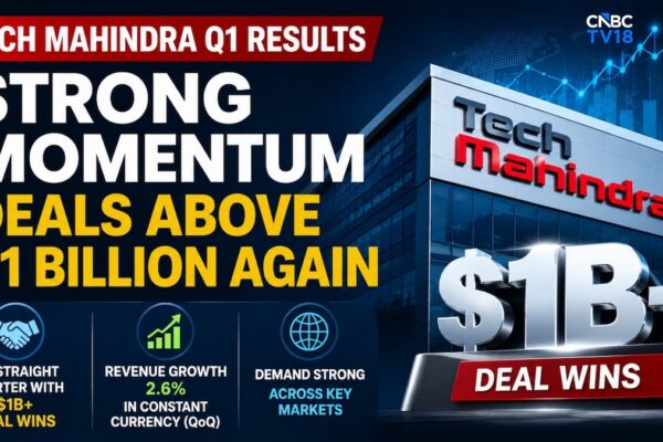 Tech Mahindra Q1: Strong revenue growth; deal wins top $1 billion for third straight quarter