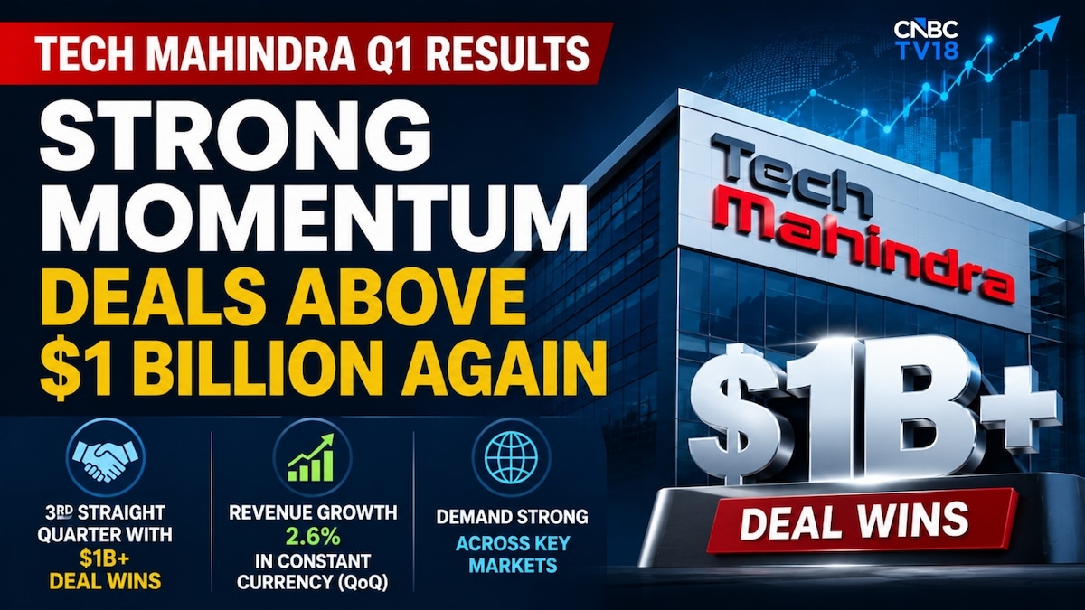 Tech Mahindra Q1: Strong revenue growth; deal wins top $1 billion for third straight quarter