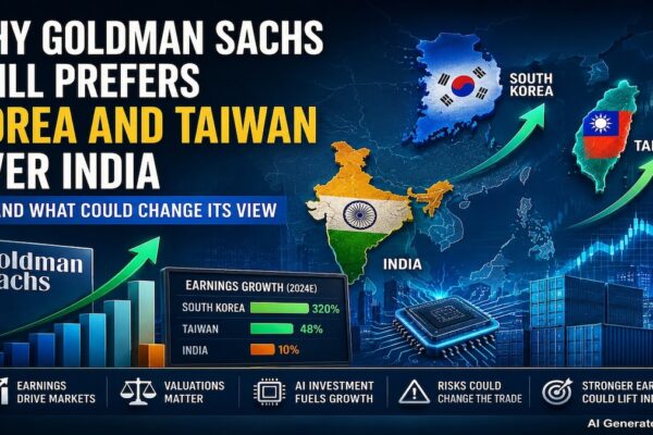 Why Goldman Sachs still prefers Korea and Taiwan over India — and what could change its view