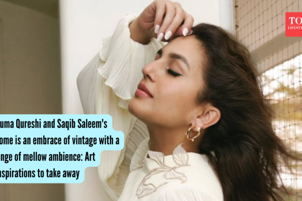 Huma Qureshi Home Decor: Huma Qureshi and Saqib Saleem's home is an embrace of vintage with a tinge of mellow ambience: Art inspirations to take away