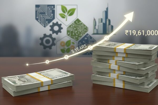 This flexi-cap mutual fund has turned a ₹10 lakh investment into ₹19.61 lakh in 5 years
