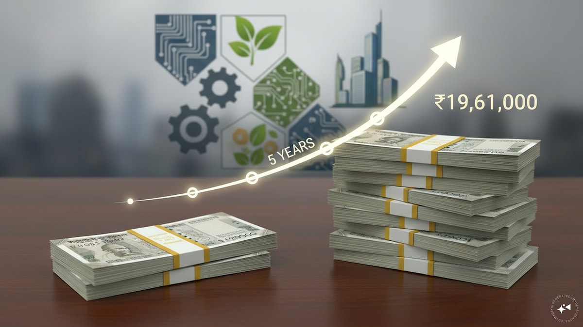 This flexi-cap mutual fund has turned a ₹10 lakh investment into ₹19.61 lakh in 5 years