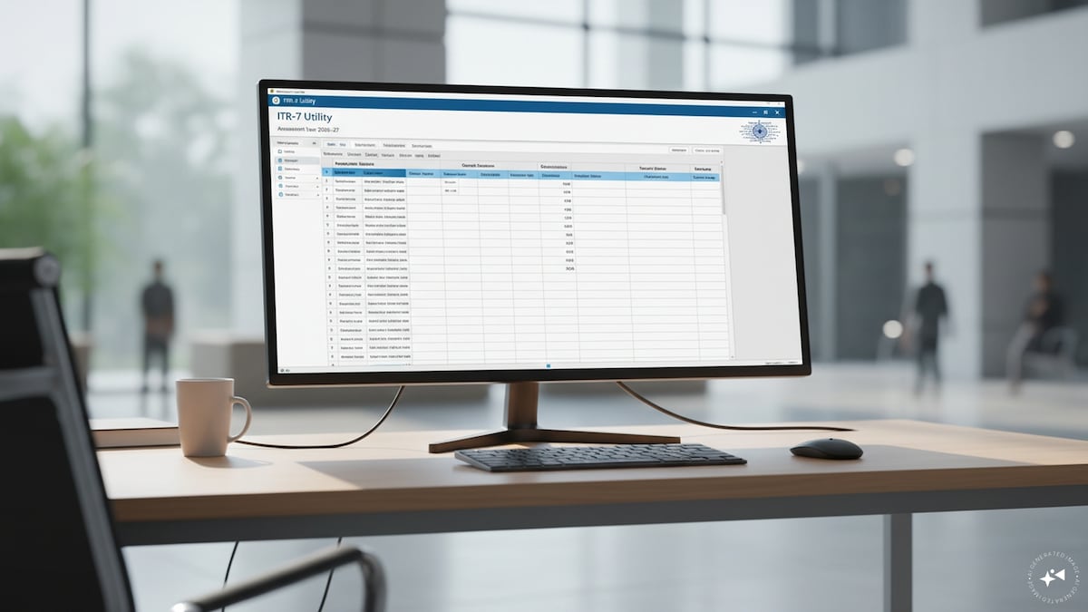 Income tax department rolls out ITR-7 Excel utility for AY 2026-27