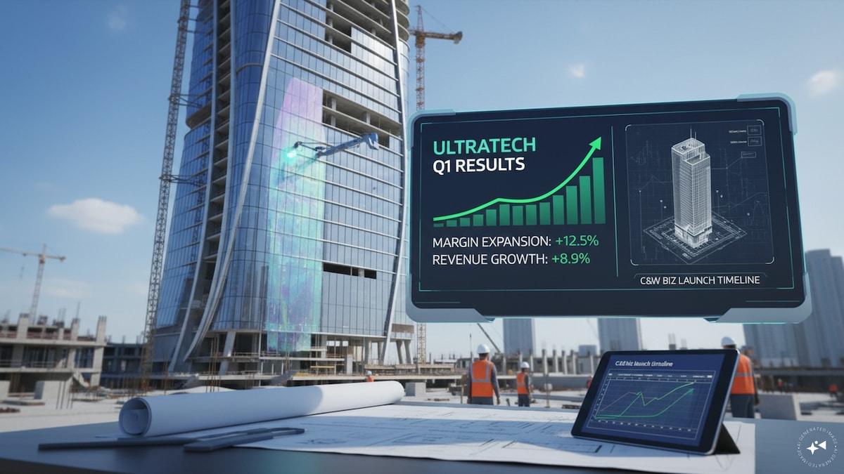 UltraTech Q1 Results: Stock gains after margins expand; Co shares C&W biz launch timeline