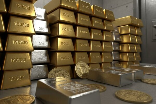 Gold eases from two-week high; silver slips ahead of Fed meeting